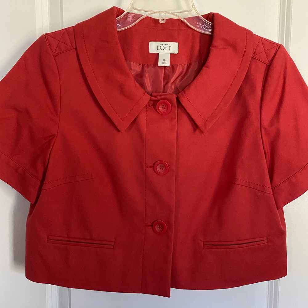 Loft Coral Jacket Size 10